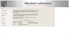 Desktop Screenshot of murdocklaboratory.com