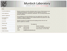 Tablet Screenshot of murdocklaboratory.com